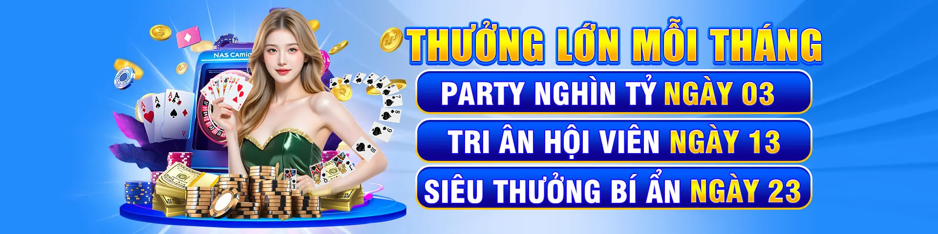 Banner quảng cáo các chương trình khuyến mãi Onebet88